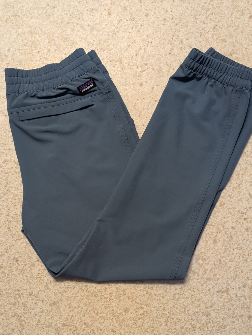 Patagonia Girls Slate Blue Stretch Jogger Pants